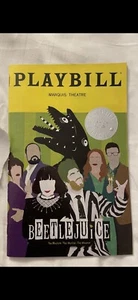 BEETLEJUICE FINAL / CLOSING SHOW PLAYBILL WITH STICKER. JANUARY 8, 2023. Marquis - Imagen 1 de 6