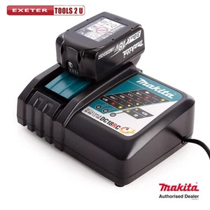 Batería de litio genuina Makita 18V 3.0Ah LXT BL1830 + DC18RC cargador rápido - Imagen 1 de 3