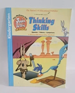 Warner Brothers -Thinking Skills Kindergarten Workbook- 1999- Brand New - Picture 1 of 5