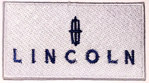 LINCOLN Motor Patch Electric Luxury Cars 3.75"x 2" Sew Iron On High Quality - Picture 1 of 1