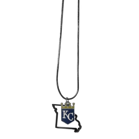 Kansas City Royals 22 Inch State Shape Charm Necklace [NEW] MLB Neck Bracelet Cover