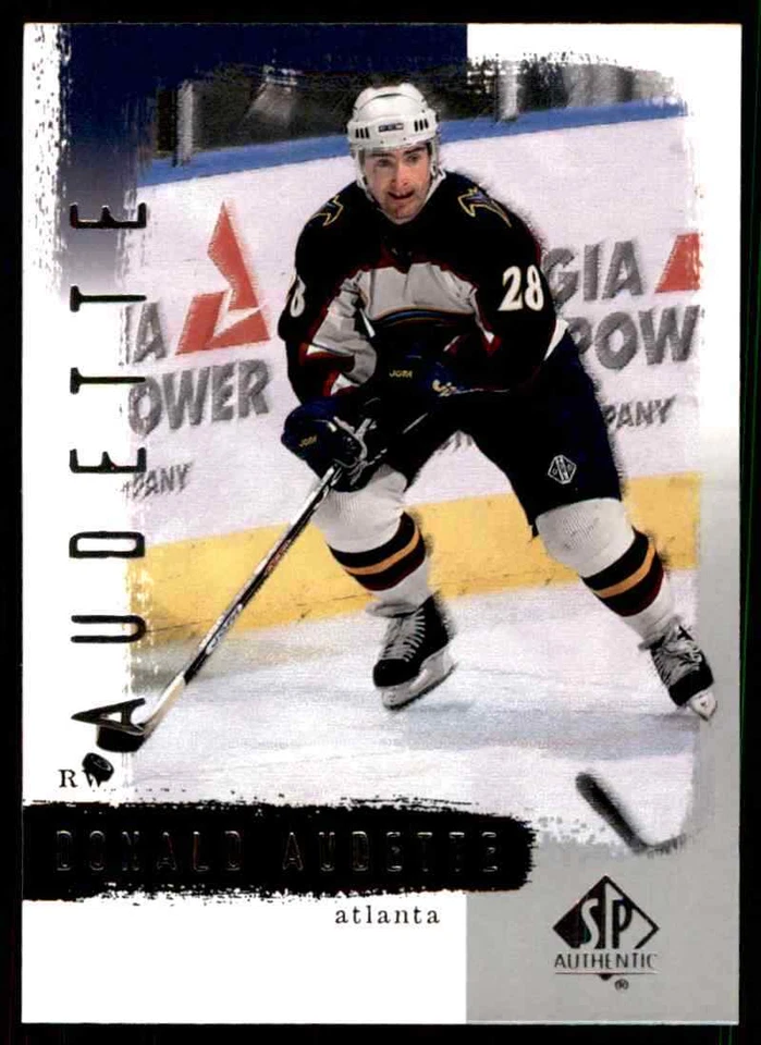 2000-01 Upper Deck SP Authentic Donald Audette #5 - Image 1 of 2