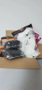 spider webs halloween spiders cobwebs spooky decor LOT october  - Picture 1 of 12
