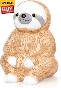 Piggy Bank Cute Ceramic Money Saving Box Coin Bank for Boys and Girls,Kids Pract - Picture 1 of 6