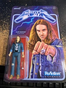 REACTION FIGURES METALLICA CLIFFORD LEE BURTON 3.75" ACTION FIGURE - Picture 1 of 1