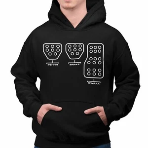 SUDADERA CON CAPUCHA DIAGRAMA DE PEDAL TURBO mecánica Jdm Boost deriva GTR turbo coche de carreras automático - Imagen 1 de 4