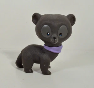 3" Black Bear Boy Brother Triplet Action Figure Harris Hubert Hamish Brave - Picture 1 of 2