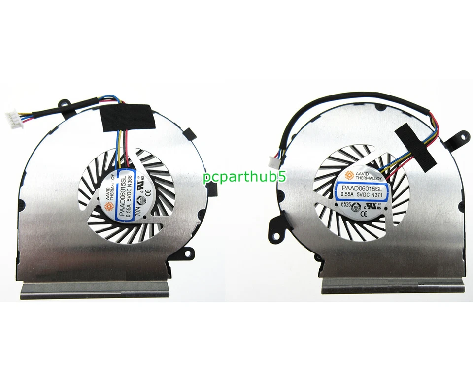 New CPU & GPU Cooling Fan For MSI GE62VR GP62VR GP62MVR PAAD06015SL N366 N371 - Image 1 of 1