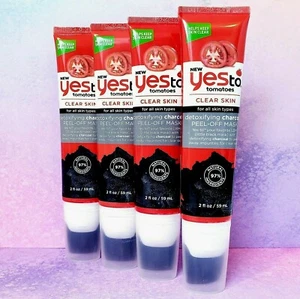 4-Yes To Tomatoes Clear Skin Detoxifying Charcoal Peel-Off Mask (2 fl. oz. Each) - Picture 1 of 8