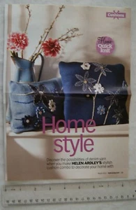 2011 pattern for flower cushions, DK - Picture 1 of 1