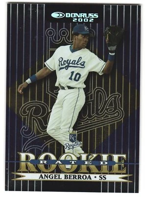 Angel Berroa 2002 Donruss Stat Line Career   #176  RR, SN268 - Image 1 of 2