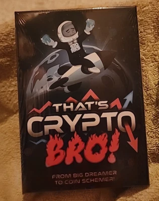 Card Game That's Crypto Bro From Big Dreamer To Coin Schemer. Fast Paced & fun - image 1 of 4