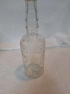 Vintage F. W. Fitch Co. clear tonic bottle - Picture 1 of 8