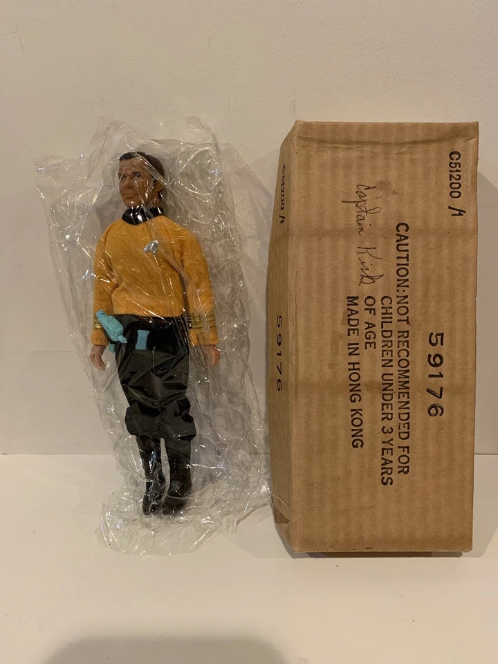 Star Trek Capt Kirk Action Figure Mego 1974 MOC Captain MINT 70s