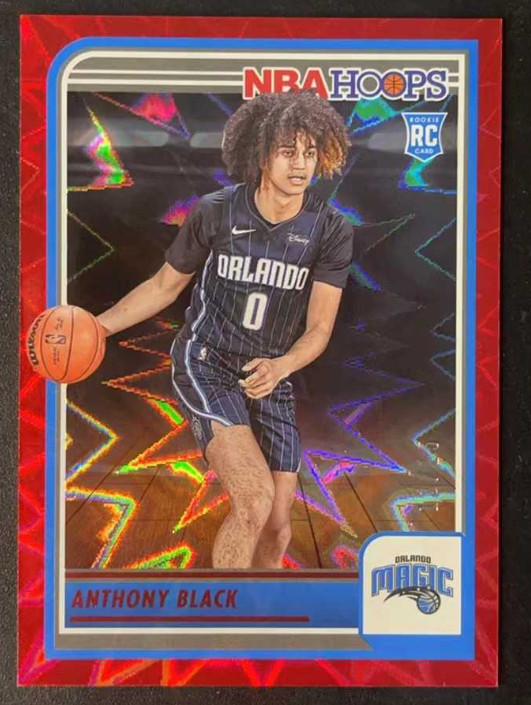 Anthony Black 2023-24 Panini Hoops 11/15 Red Explosion Magic RC #257