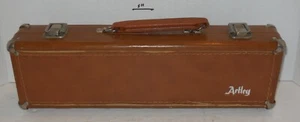 Artley Silver Plated Flute WITH HARD CASE Tan Velvet Lining - Picture 1 of 18