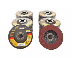 Lot of (40) Aluminum Oxide Flap Disc Grinding wheel 4-1/2" x7/8" 120 Grit 550310 - Picture 1 of 5