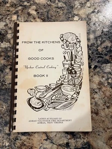 wv 1970's Upshur County ADRIAN West Virginia Fire Department Family COOKBOOK - Imagen 1 de 4