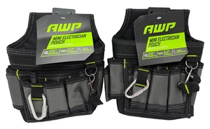 AWP HP ELECTRICIAN POUCH NEW WITH TAGS,WITH BELT CLIP Or BELT LOOP- 2 Pack - Picture 1 of 6