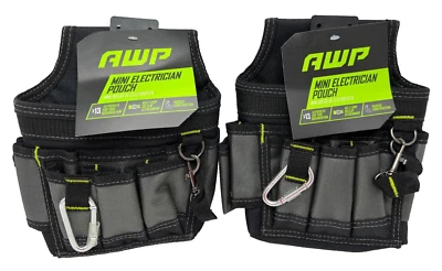 AWP HP ELECTRICIAN POUCH NEW WITH TAGS,WITH BELT CLIP Or BELT LOOP- 2 Pack - Image 1 of 4
