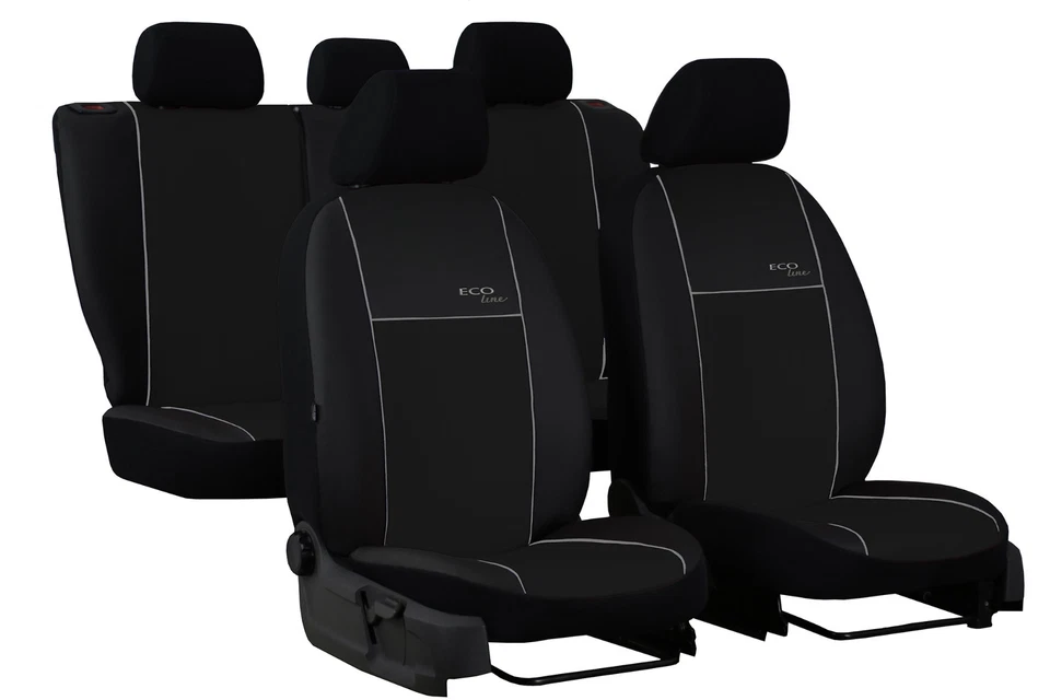 FUNDAS DE ASIENTO A MEDIDA DE CUERO ARTIFICIAL FORD ECOSPORT MK2 2013-2017 Foto 1 de 4