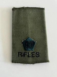Rifles RegimentOlive Green Majors Rank Slide - Picture 1 of 2