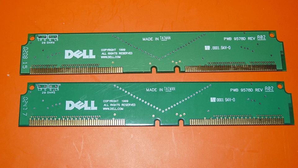 Dell PWB REV A02 Memory Terminators Desktop 9578D 09578D CN-09578D - Image 1 of 3