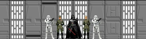 Star Wars Hasbro Kenner Black Series 6" 3.75" Action Figure Diorama Backdrop #4 Cover