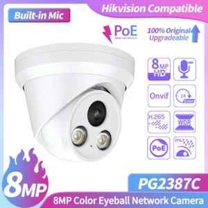 Hikvision 8MP ColorVu IP Camera 4K Compatible Turret Outdoor Security Camera US - Picture 1 of 20