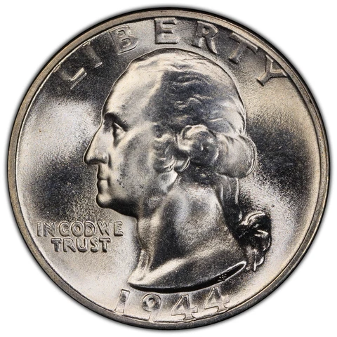 1944-S 25C MS66 PCGS DDO FS-101 Variety Doubled Die Obverse Registry True View! Cover
