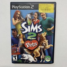 Original Playstation 2 PS2 Sims 2 Pets Video Game Complete Tested CIB