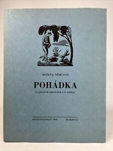 Czech Fairy Tale Bozena Nemcova Karel Stech Woodcuts Limited Edition 1940 Angel