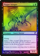 Plague Stinger FOIL Scars of Mirrodin PLD Black Common MAGIC CARD ABUGames