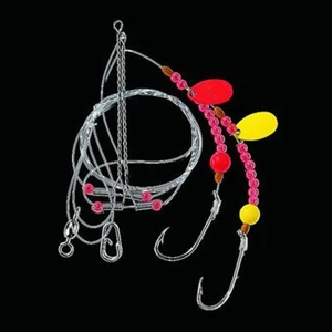 Jenzi Dega Naturköder System mit 2 Auslegern Beifänger Meeressystem Paternoster - Bild 1 von 1