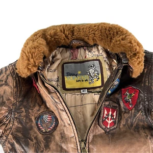 Kids Military Bomber Jacket Size 4T Tommy Top Gun Maverick Coat Pilot Aviator - Picture 1 of 18