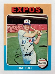 1975 Topps #149 Tim Foli (Montreal Expos) - Picture 1 of 2