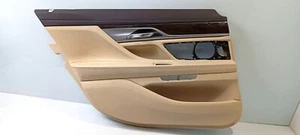 BMW OEM Door lining Leather 'Nappa'/canberra-beige rear left 7448419 G12 027027 - Picture 1 of 11