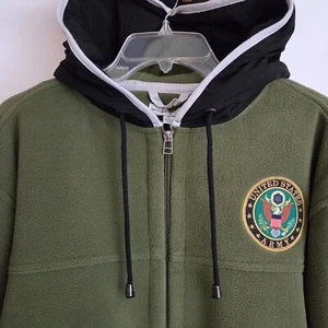 US Army Hoodie XL Mens Extra Large Green Fleece Sweatshirt The Bradford Exchange - Picture 1 of 12