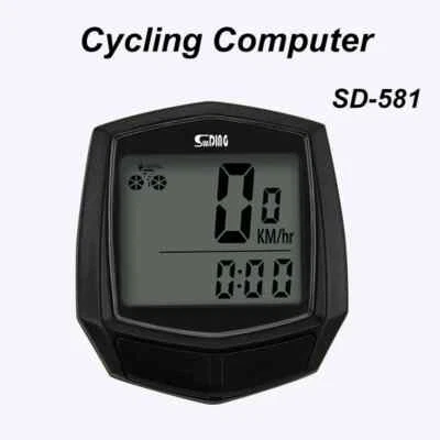 Bike Computer Wired Bicycle Odometer Speedometer Waterproof Stopwatch Cycling Ac - Image 1 of 4