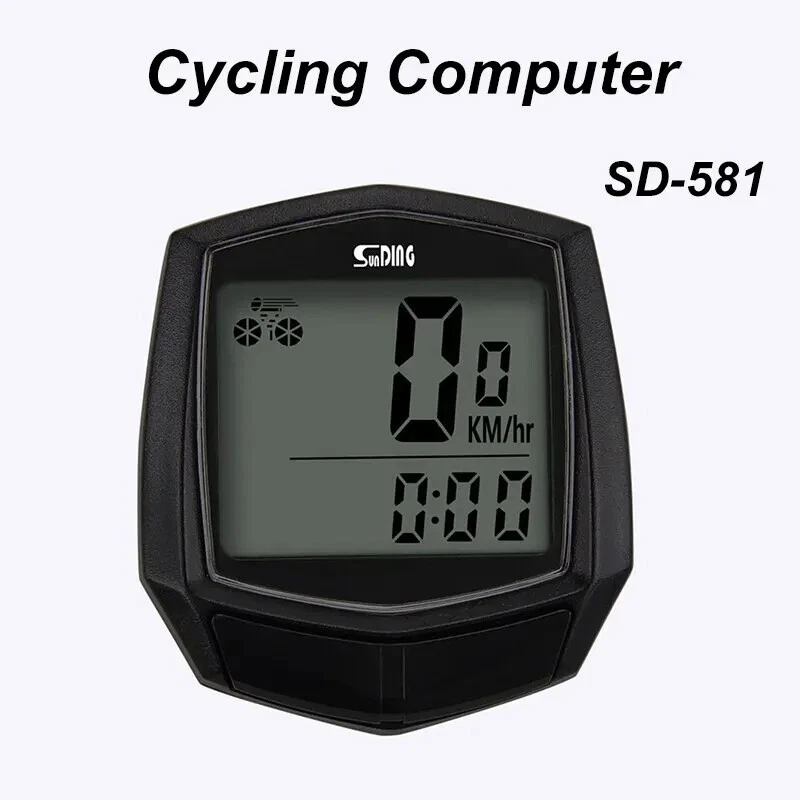 Bike Computer Wired Bicycle Odometer Speedometer Waterproof Stopwatch Cycling Ac - Image 1 of 4