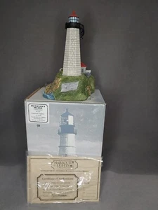 HARBOUR LIGHTS - FAULKNER'S ISLAND CONNECTICUT 1998 #216 *96 W/BOX & COA - Picture 1 of 6