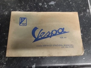 Vespa 125cc Service Station Manual For 152L2 Model - Picture 1 of 6