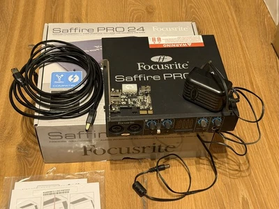 Focusrite Saffire PRO 24 Firewire Audio Interface PC/Mac Recording MIDI+Zubehör - Bild 1 von 4