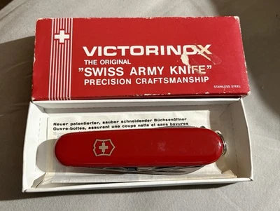 Vintage Victorinox The Original Swiss Army Multi Tool Knife With Box & Papers - Image 1 of 4