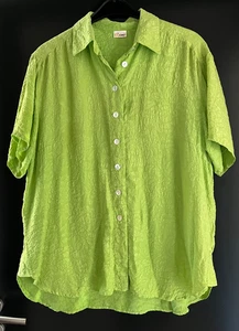 Blusa mujer manga corta verde aprox. talla 44 de FiAMMA - Imagen 1 de 2