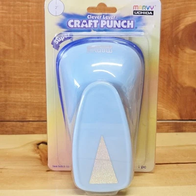 New MARVY UCHIDA 2" Pennant Super Craft Punch Scrapbook Tool LV-SJC94 - Image 1 of 4