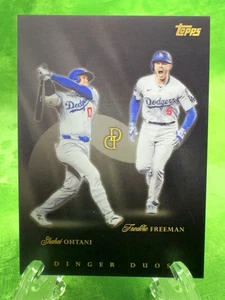 Shohei Ohtani & Freddie Freeman - Dinger Duos - 2025 Topps Dynamic Duals #DD-10 - Picture 1 of 11