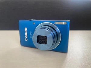 Canon IXY 90F PowerShot ELPH 115 IS IXUS 132 blue digital camera 16.0MP JAPAN - Picture 1 of 10