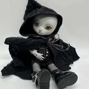 Authentic Lati Yellow Bat Child Noa - 16cm Grey Resin Vampire BJD - Outfit & Box - Bild 1 von 17