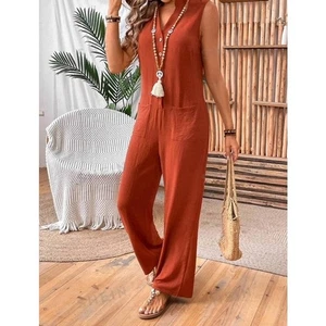 SHEIN Jumpsuit einfarbig ärmellos M - Bild 1 von 6